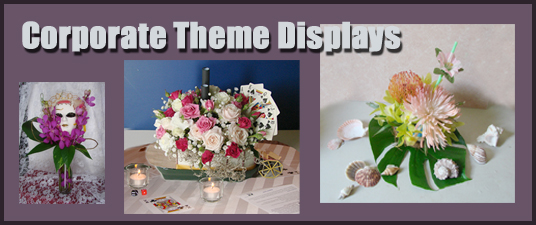 Corporate Themed Floral Displays
