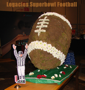 Football Flower Sculpture